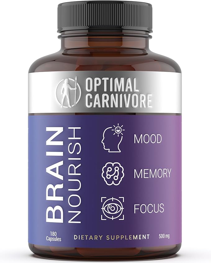 Optimal Carnivore Lion’s Mane Mushroom Supplement & Beef Brain