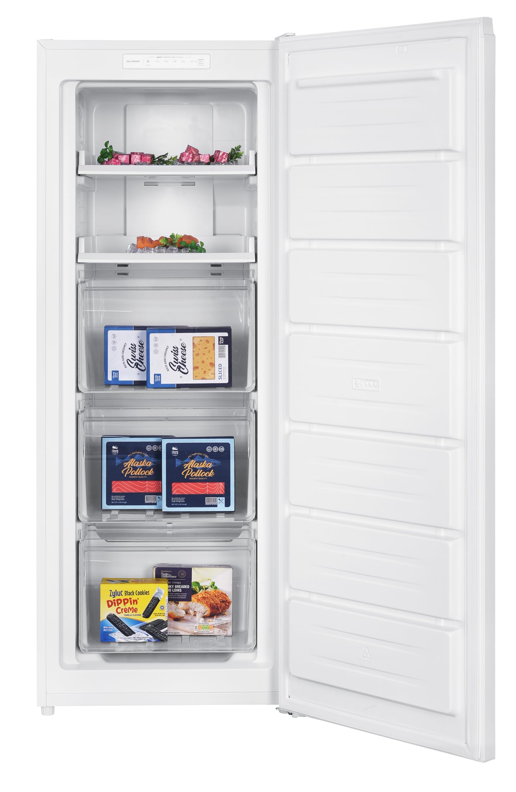 GEDTECH Congélateur armoire 179L GCO179NFWH No Frost Blanc