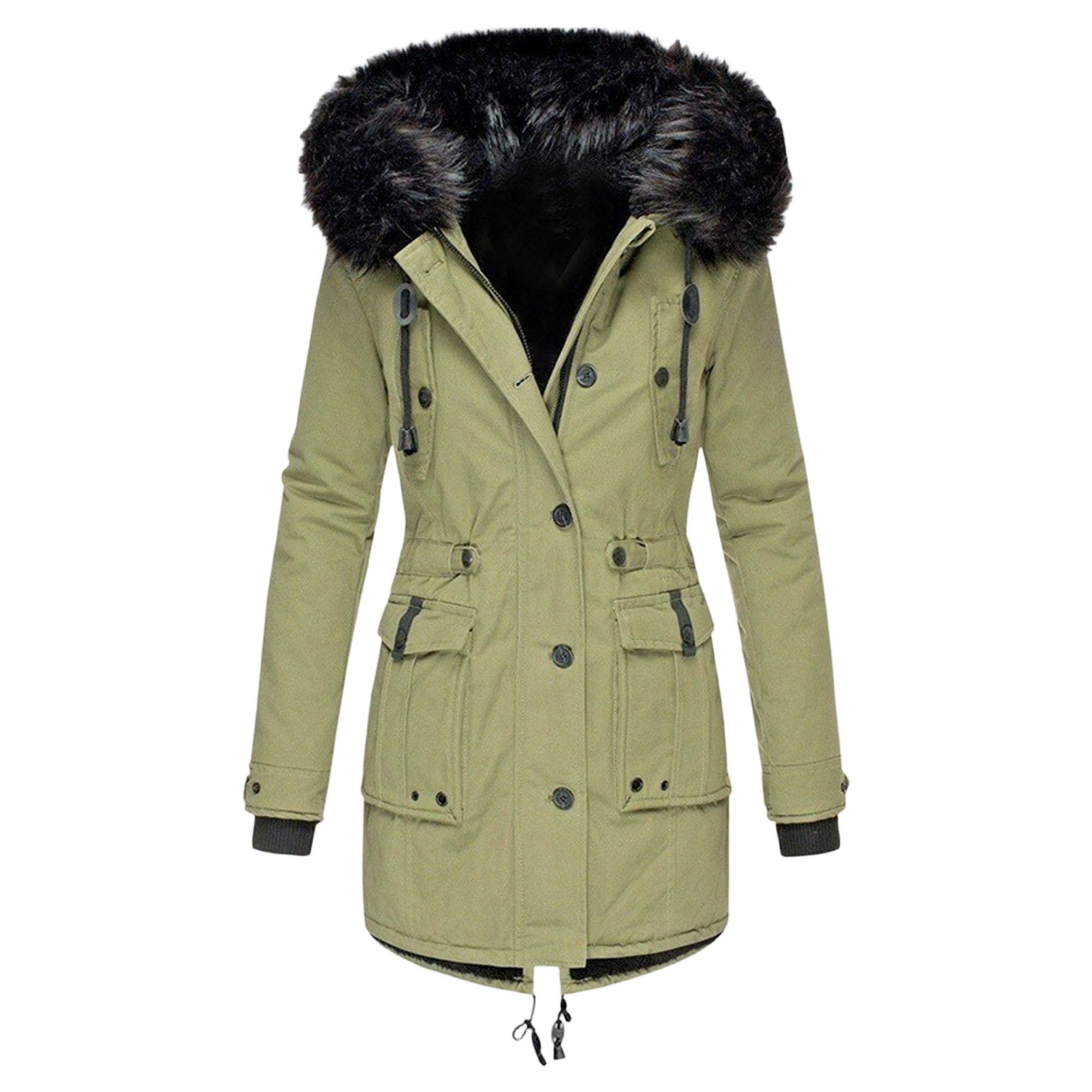 Giacca invernale da donna imbottita in caldo cotone classico con cerniera spessa giacca parka per pendolari all'aperto comodo piumino cappotto
