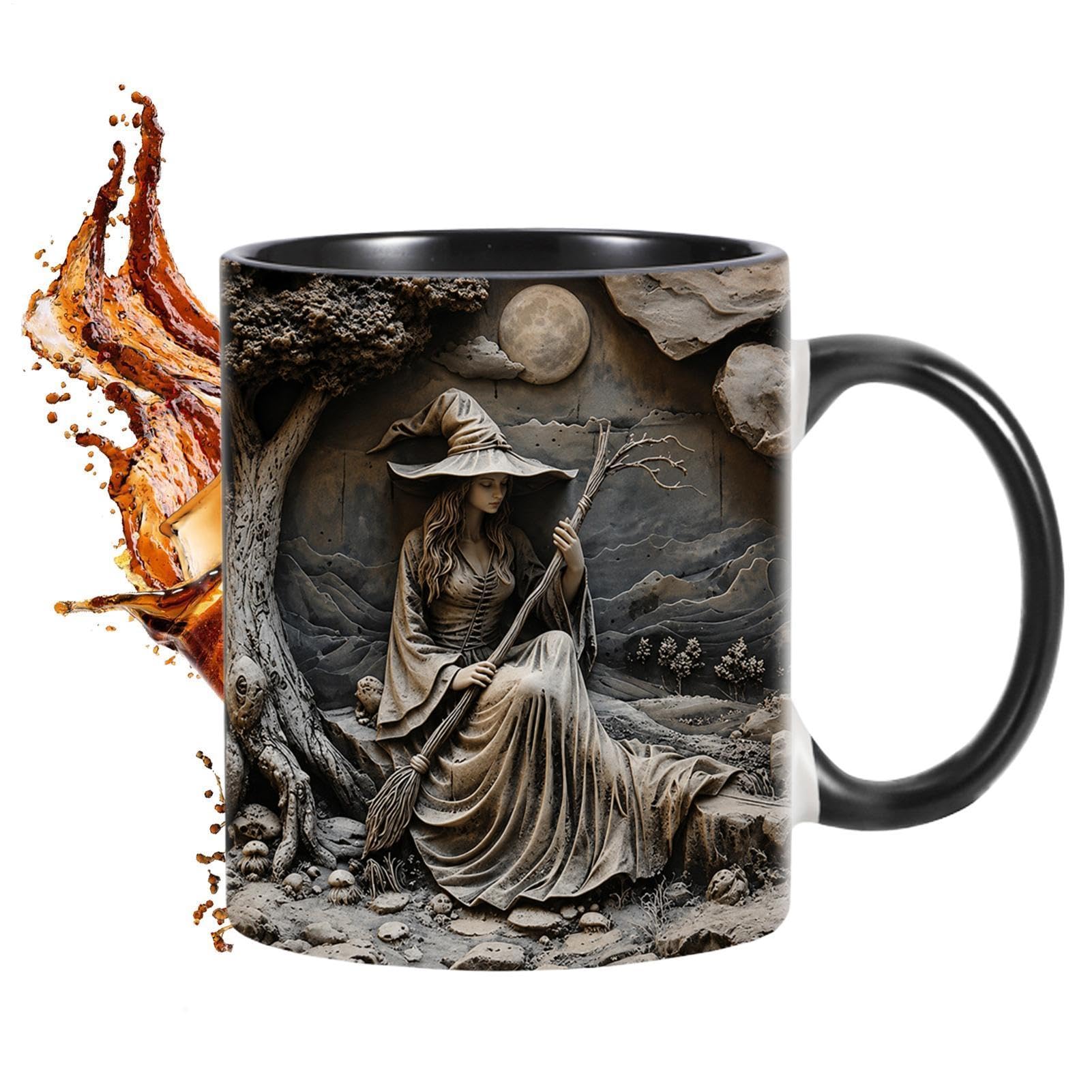 Taza Halloween Café Tazón Cerámico Con Diseño 350 ml