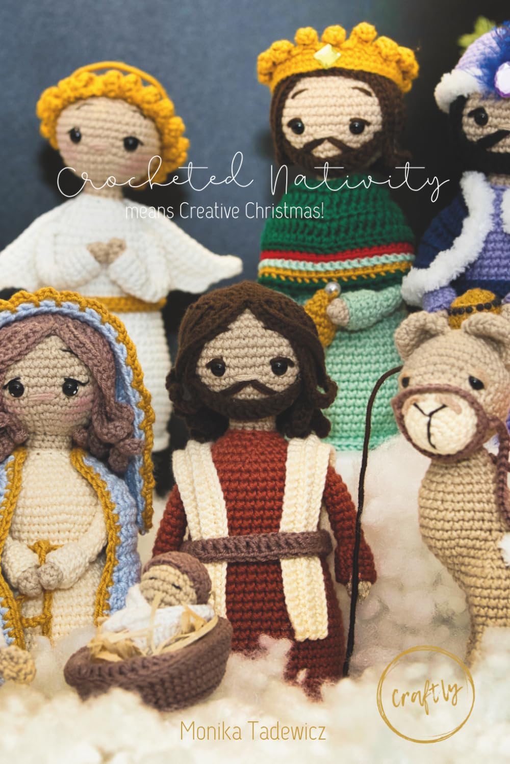 Crocheted Nativity means Creative Christmas