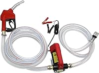 Vista 1 de 12V Fuel Transfer Pump, 12GPM Diesel Transfer Pump Kit, Self Priming DC Electric Fuel Transfer Pump With Nozzle Hose, Suitable For Diesel, Kerosene