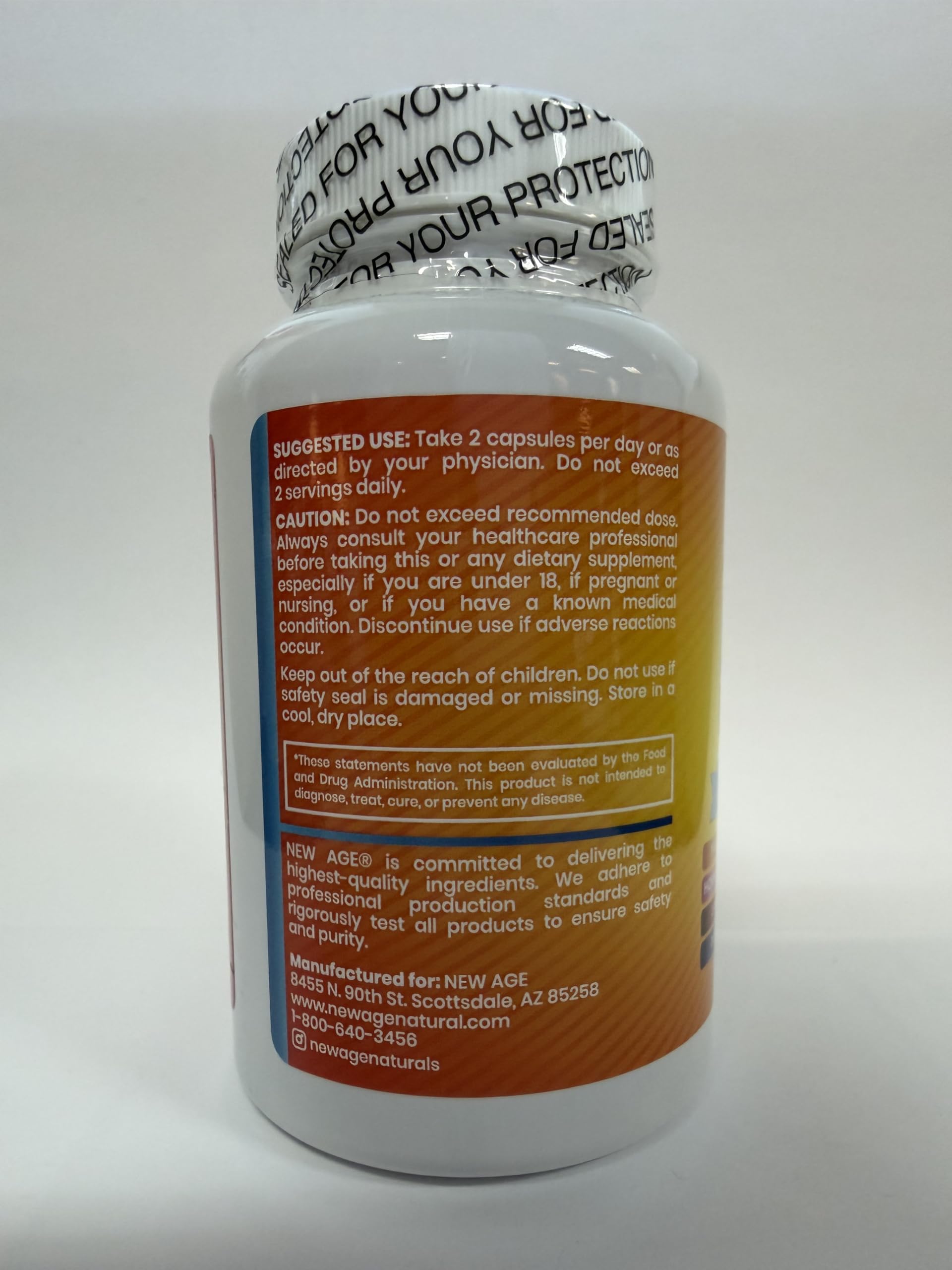 NEW AGE Ashwagandha 5000mg Maca Root 5000mg Fenugreek 3000mg Supplement with Tongkat Ali Ginseng - Assists with Overal Mood - Made in USA - 120 Count — Amazon image 3