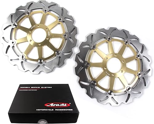 Arashi Rotores de disco de freno delantero para Benelli LEONCINO CINQUECENTO 500 2018-2021 TRAIL/TRK 502 X ABS 2018/BN600 BN600GT 2015-2017,