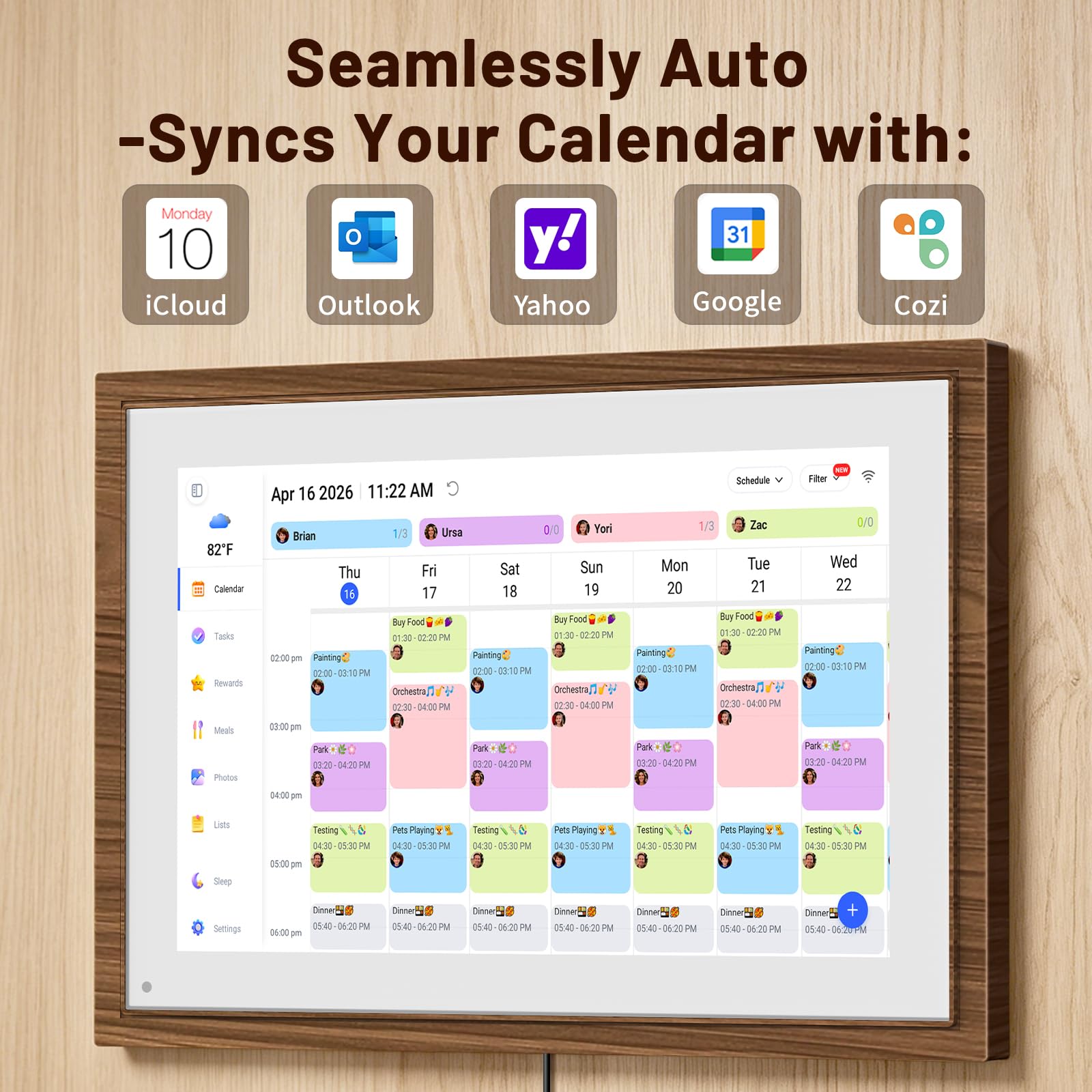 Digital Calendar Wall Touch Screen - No Subscription -2