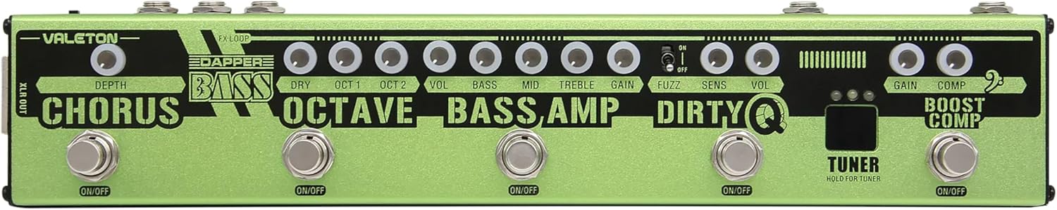 Valeton Dapper Multi Bass Effect Strip New and Nice