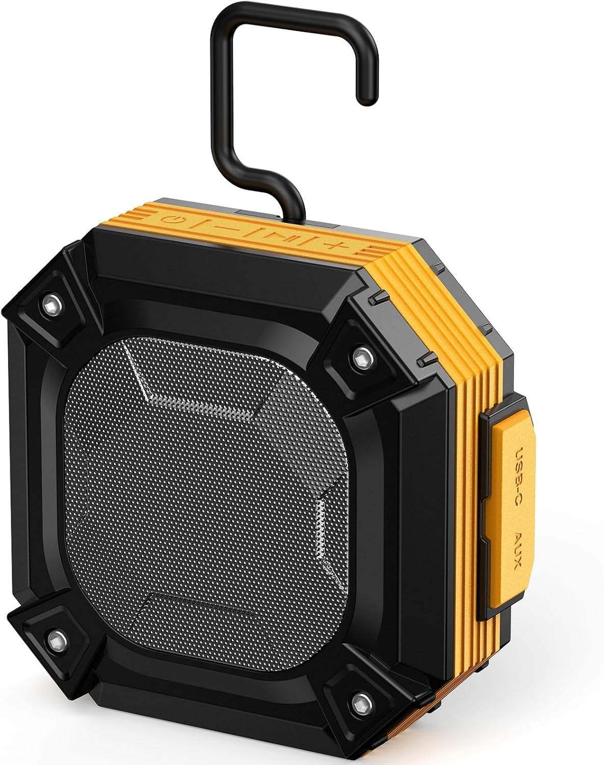 Magnetic Bluetooth Jobsite Speaker, Portable Wireless Speakers with Hook, Hands-Free Calls, 45H Battery Stereo Sound TWS for Golf Accessories Golf Gifts, Camping, Outdoor, Construction