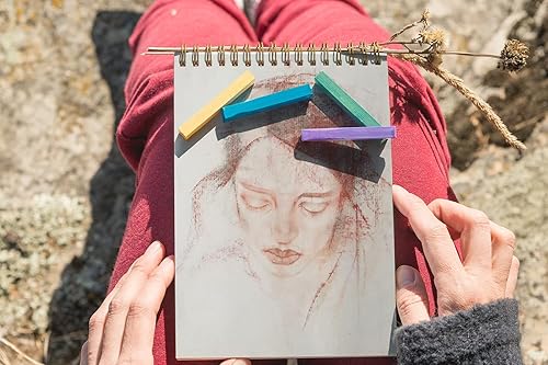 Miniatura 9 de Juego de tizas pastel suaves no tóxicas para artistas profesionales, 48 colores pastel de tiza cuadrada para dibujar, mezclar, capas, sombreado,