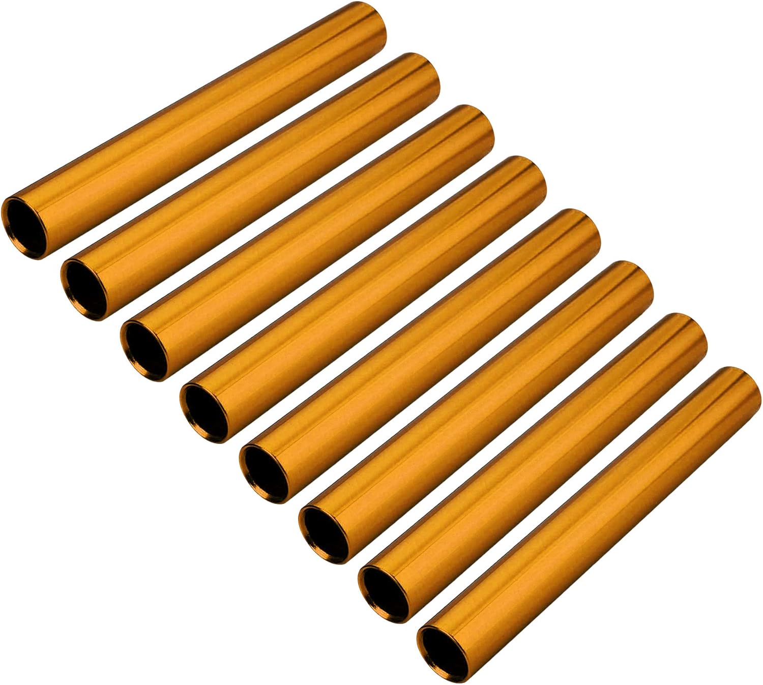 Muka 8 Packs Aluminum Track and Field Relay Batons Sticks Assorted Color Relay Running Race Outdoor Field Tools