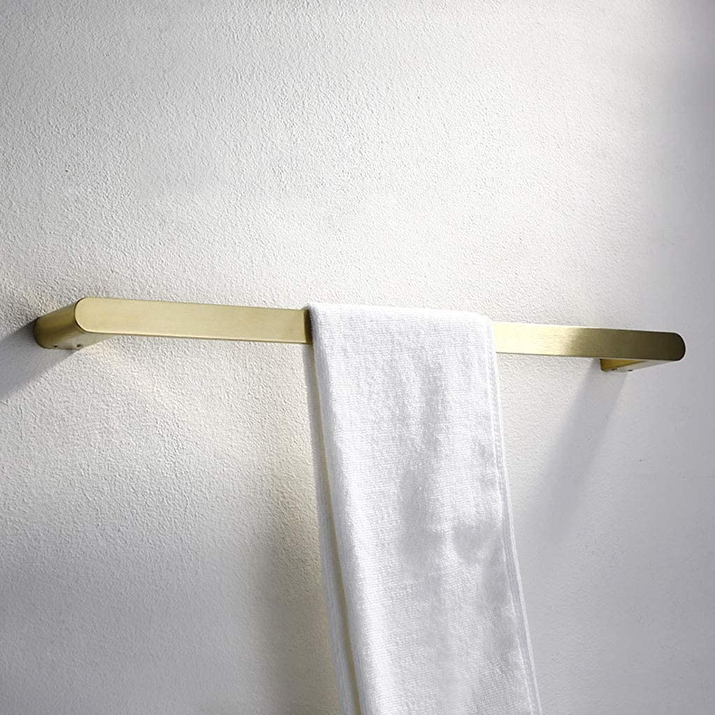 Badezimmer-Edelstahl-Handtuchhalter Gebürstetes Gold-Handtuchhalter Wand-Handtuchhalter-Handtuchstange für Badezimmer-Turm-Aufhänger/50Cm