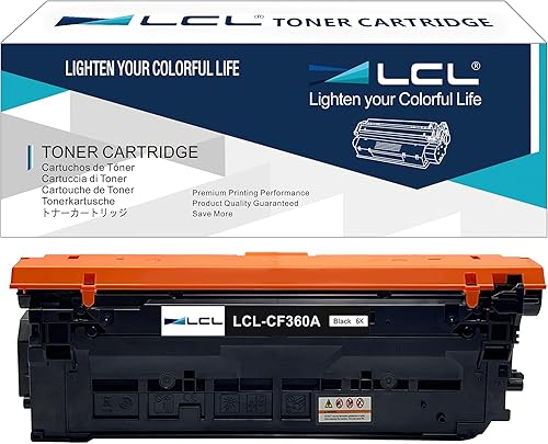 Miniatura 10 de LCL Cartucho de tóner amarillo 508A remanufacturado de repuesto para HP 508A CF362A para impresora Color Enterprise M553 M553dn M553n M553x MFP M577