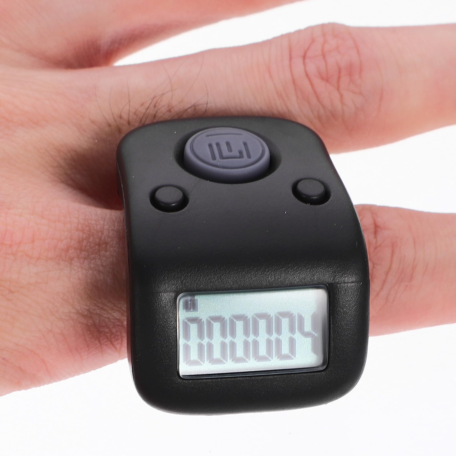 Contavasche Nuoto Portatile in Silicone Lettura Chiara, Contatore Digitale per Dita per attività Sportive e Accessori da Campo