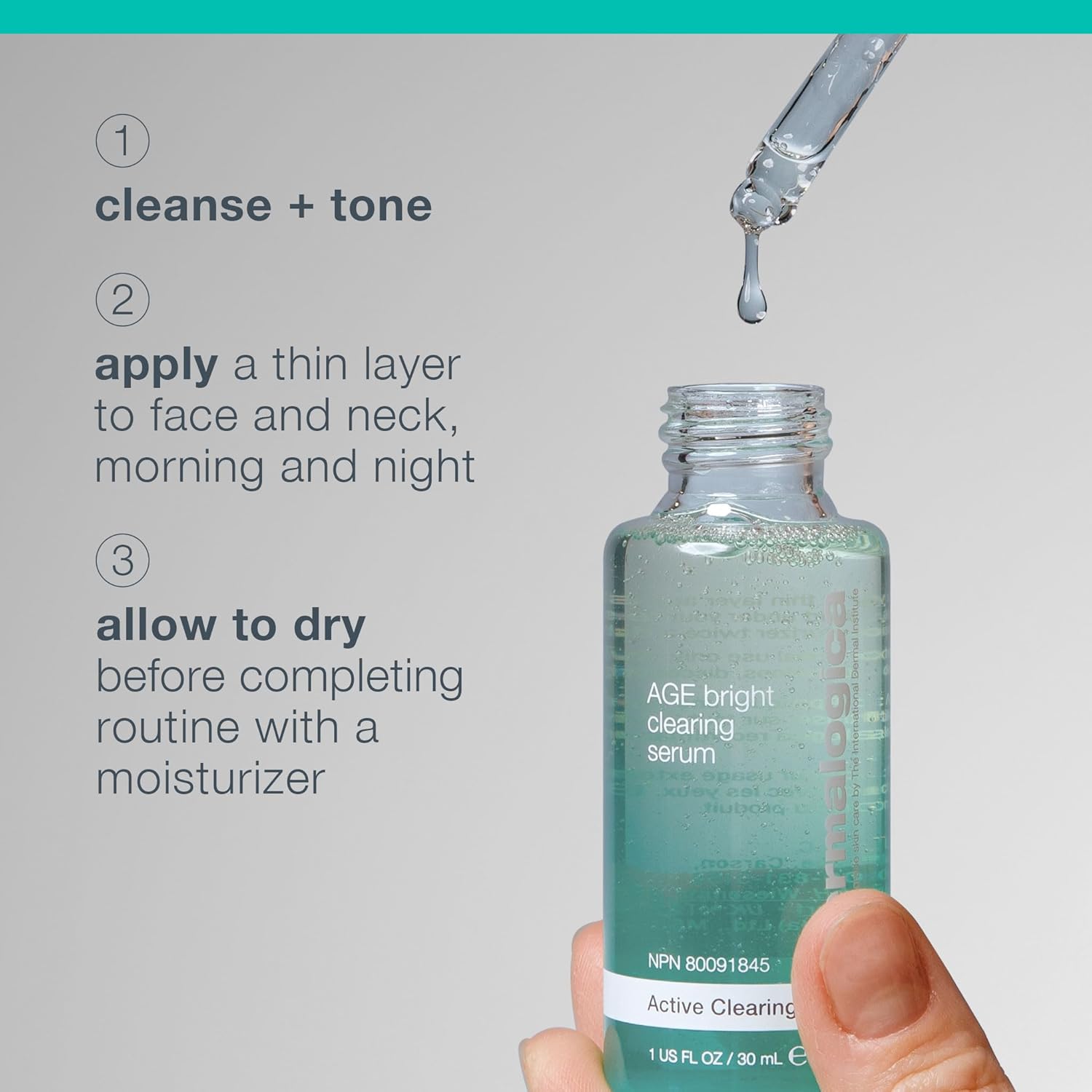 Dermalogica Age Bright Clearing Serum (1 Fl Oz) Anti-Aging Face Serum with Salicylic Acid - Promotes Smoother, Clearer, Brighter, and More Even Skin - Image 9