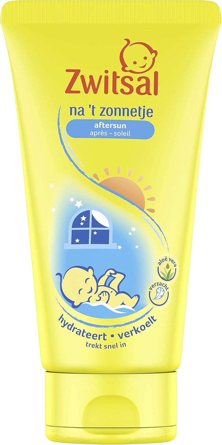 Zwitsal Na ‘t Zonnetje Aftersun Lotion kalmeert, verkoelt en verzorgt de huid van je kindje direct – 150ml Zwitsal Na ‘t Zonnetje Aftersun Lotion kalmeert, verkoelt en verzorgt de huid van je kindje direct – 150ml