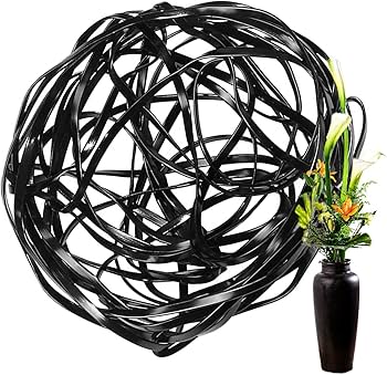 花生け用籠 Amazon.co.jp: カエルの花籠、ワイヤーボールの花器と金属のインサート