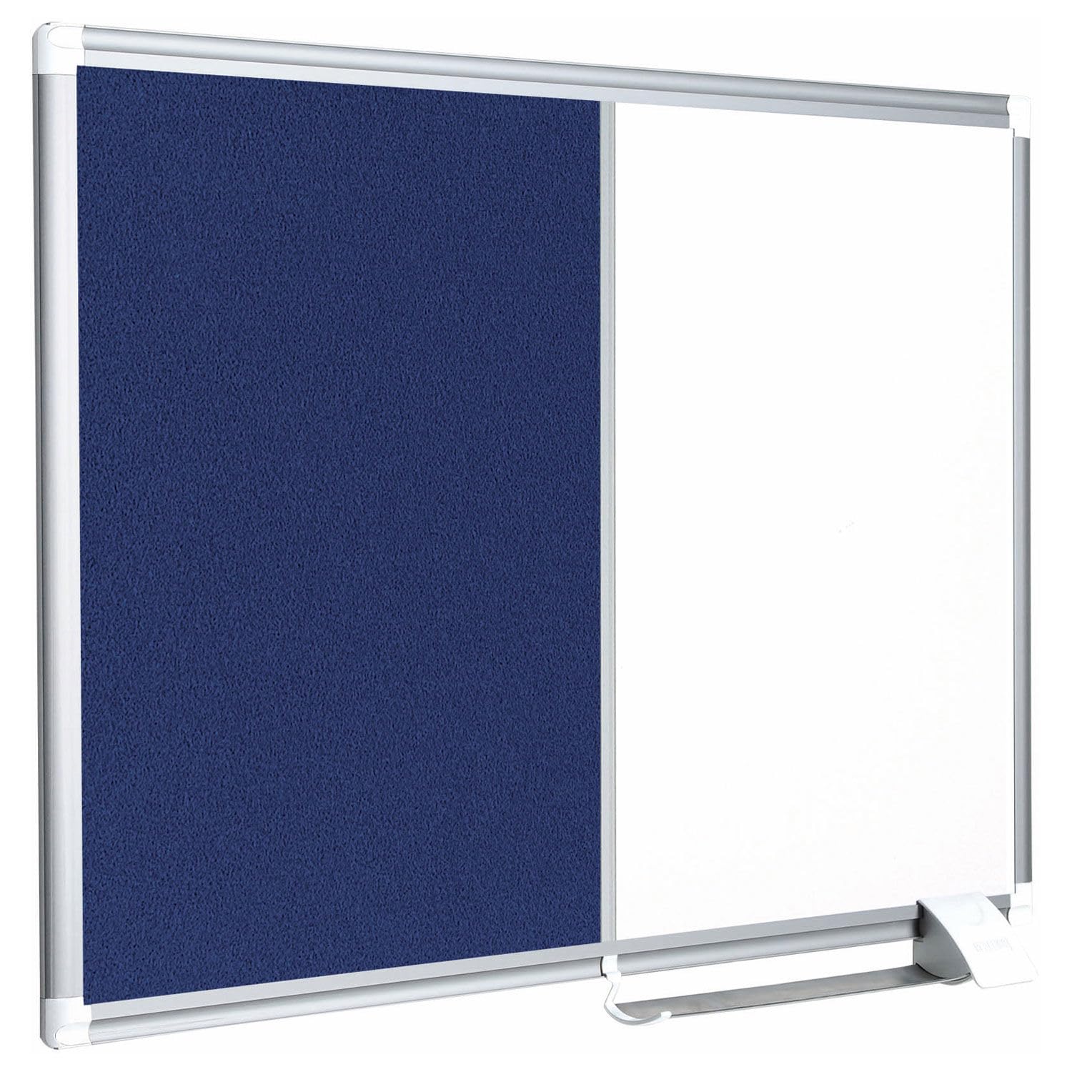 Tableau magnétique Mastervision Nouvelle Génération bleu avec finition cadre Silver - 3