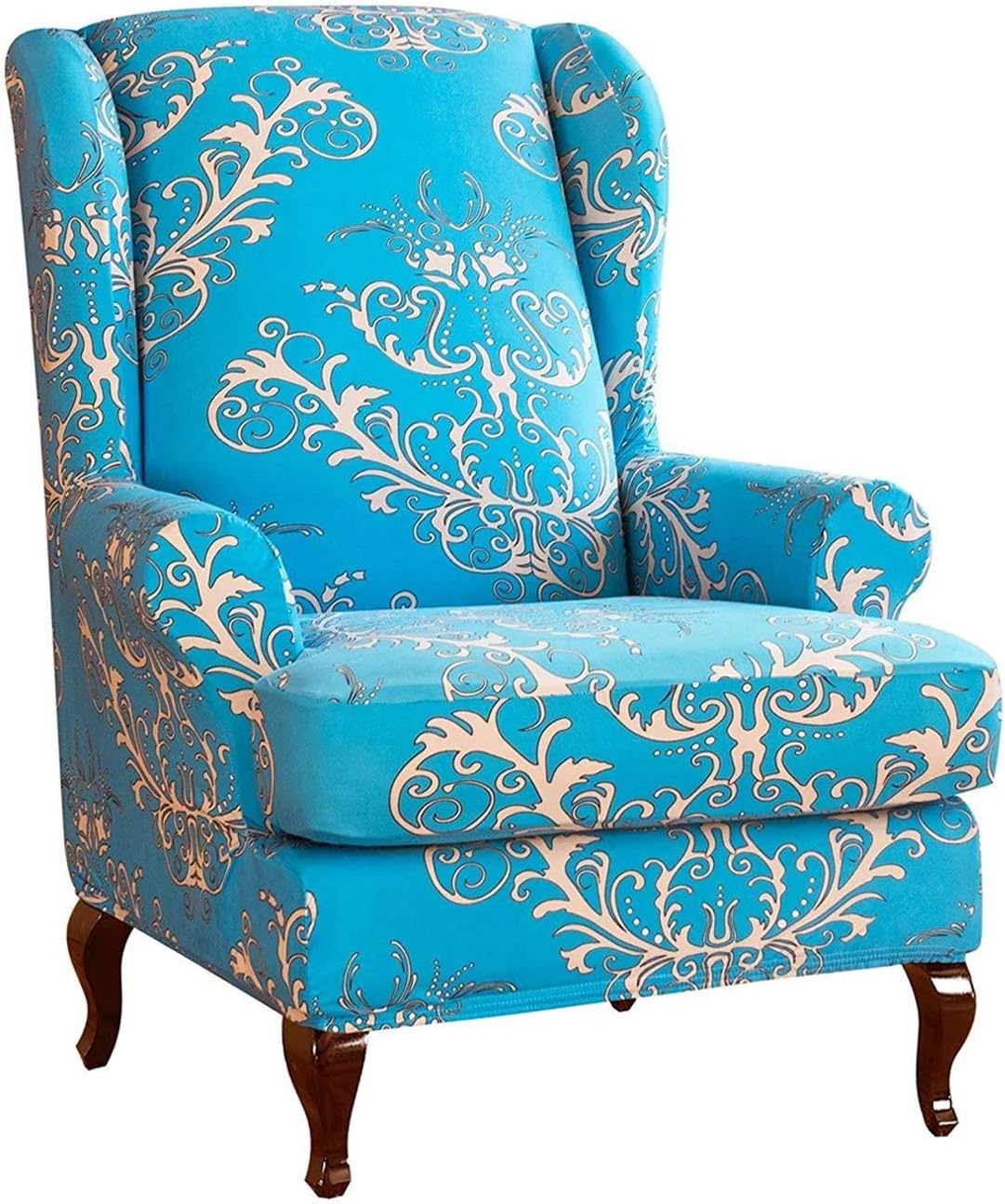 Factory Outlet Waqia Elegant Wing Chair Slipcovers Stretchy Wing Back Armchair Sofa Covers Factory Outlet Waqia Elegant Wing Chair Slipcovers Stretchy Wing Back Armchair Sofa Covers