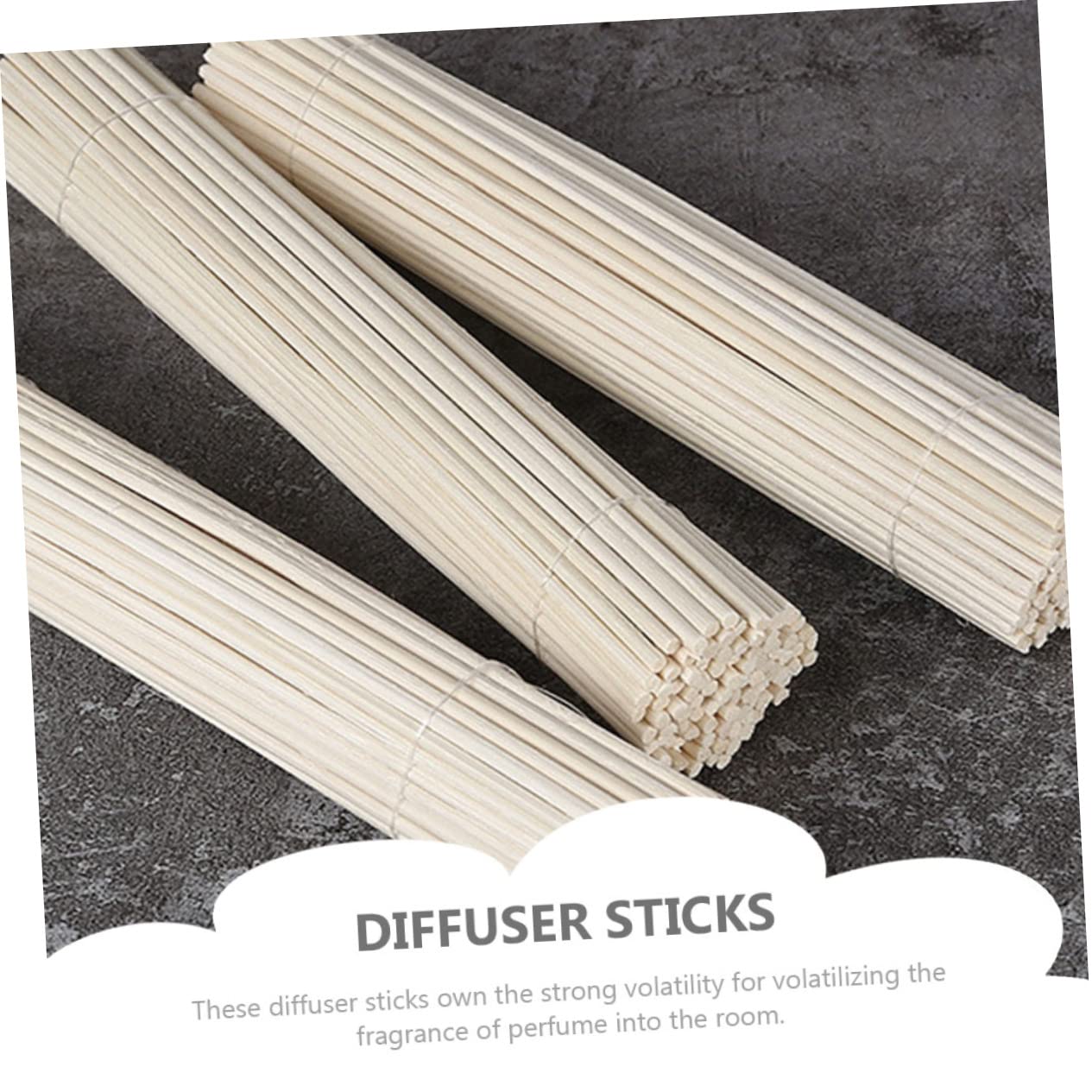 Yardenfun 100pcs Household Diffuser Sticks Replaceable Rods for Daily Use for Bathroom and Office Efficiently Wicks and Fragrance