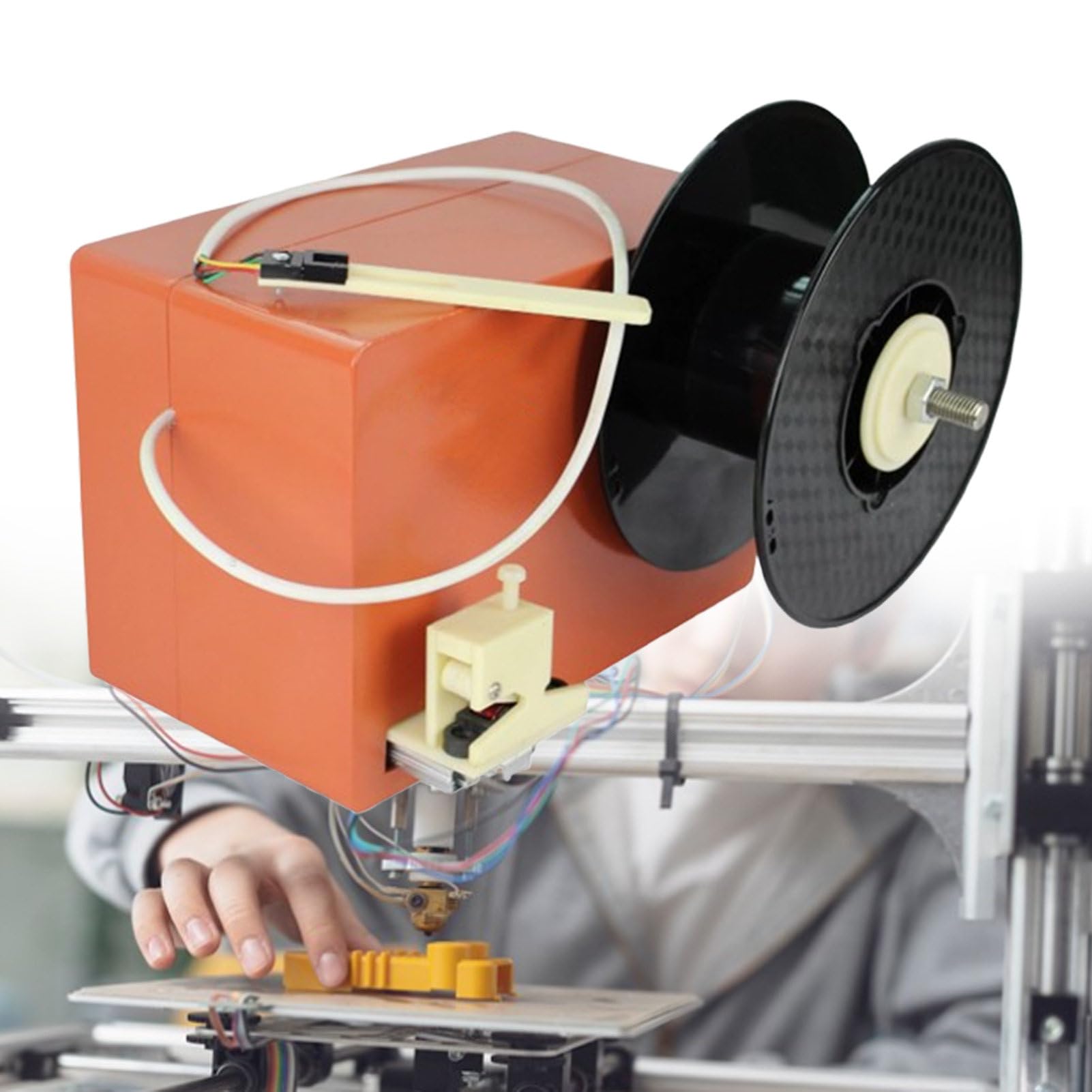 Zykuosus DIY Filament Extruder For On Making, Adjustable Speed Control, Dual Nozzle, compatible LA ABS PVA HIPS, Ideal 3D Printing Enthusiasts