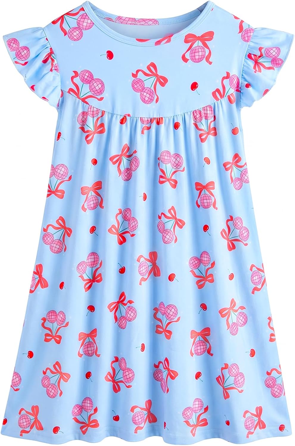 Play Tailor Girl Nightgowns Toddler Princess Sleepwear for Little Kid 2-10Y