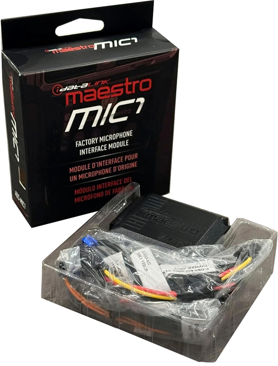 iDatalink Maestro ADS-MIC1 Factory Microphone Retention Module for Aftermarket Radios – Works Standalone or with MRR, MRR2, MSR Interfaces & iDatalink-Compatible Head Units (Sold Separately)