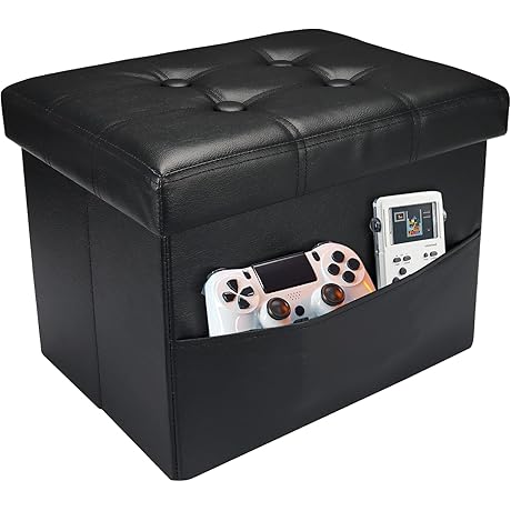 【2023 Upgraded Version】 Gaming Foot Rest with Higher and Thicker Cushion, Folding...