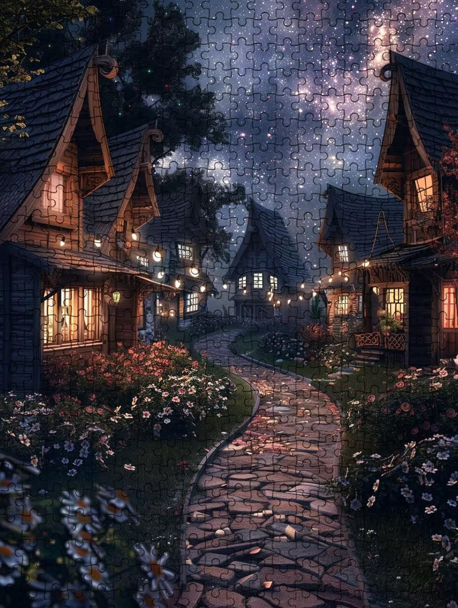 Strada Stellare Puzzle 1000 Pezzi, 3D Puzzle per Adulti Impegnativo, Educa Puzzles Artistico, Divertente E Stimolante Puzzles Decorativo per La Famiglia, Regalo e Decorazione Pareti FNKL6-1047