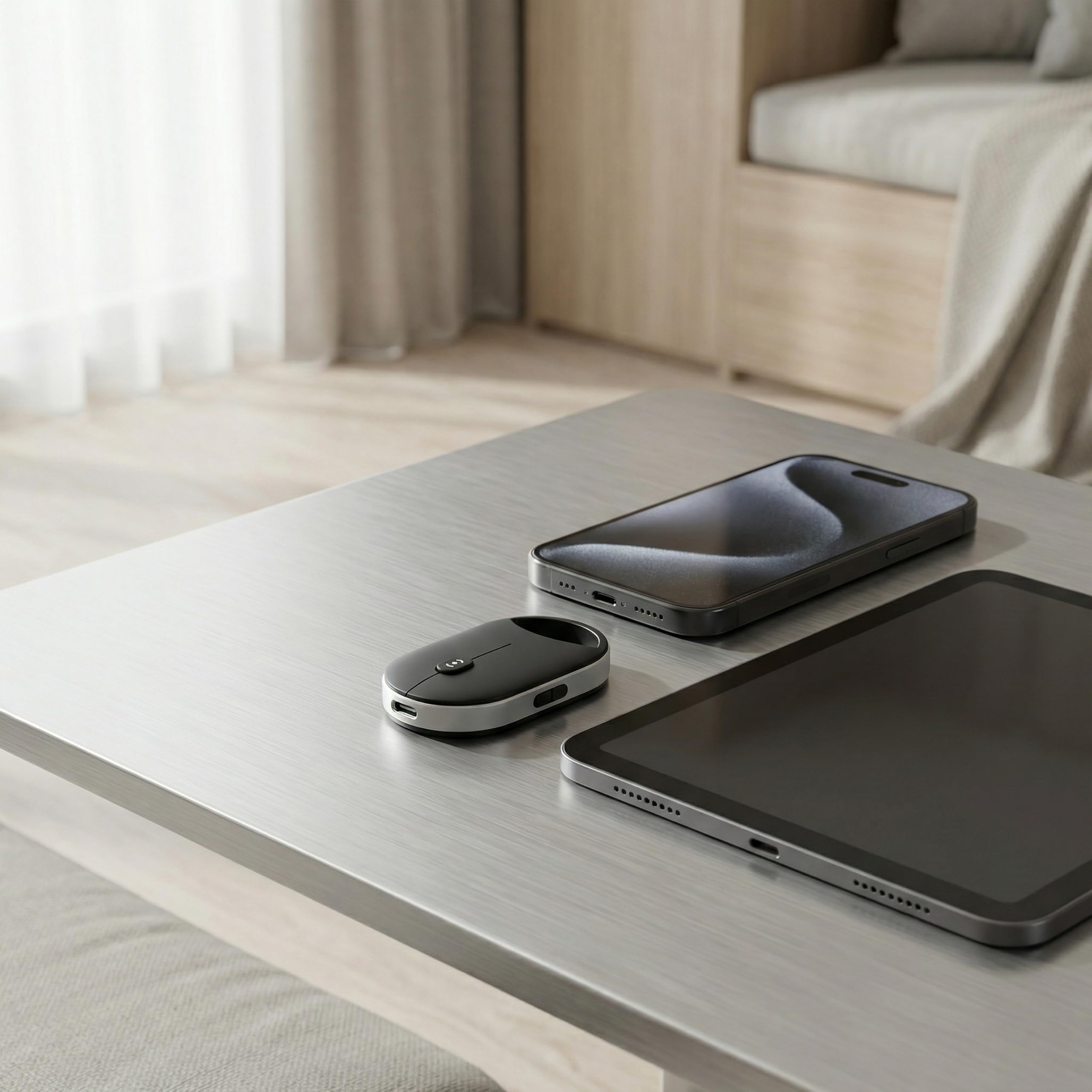 CSL - Wireless Maus mini Format – kabellos Bluetooth/Funk 2,4 GHz – Koppelung mit Zwei Geräten zugleich – Links-/ Rechtshänder-Modus – Windows Mac OS Android – Desktop PC Notebook Laptop Mac - 5