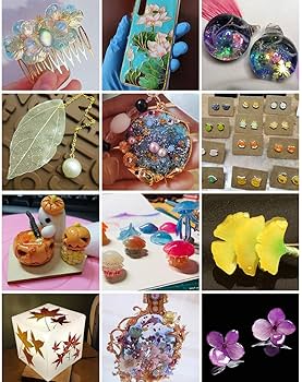 UV Resin Starter Kit With Light - 10x30ML Crystal Clear Resin For Crafts