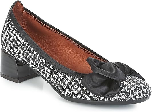 HISPANITAS ANISSED Zapatos de tacón Femmes Negro/Blanco Zapatos de tacón :  Amazon.es: Zapatos y complementos