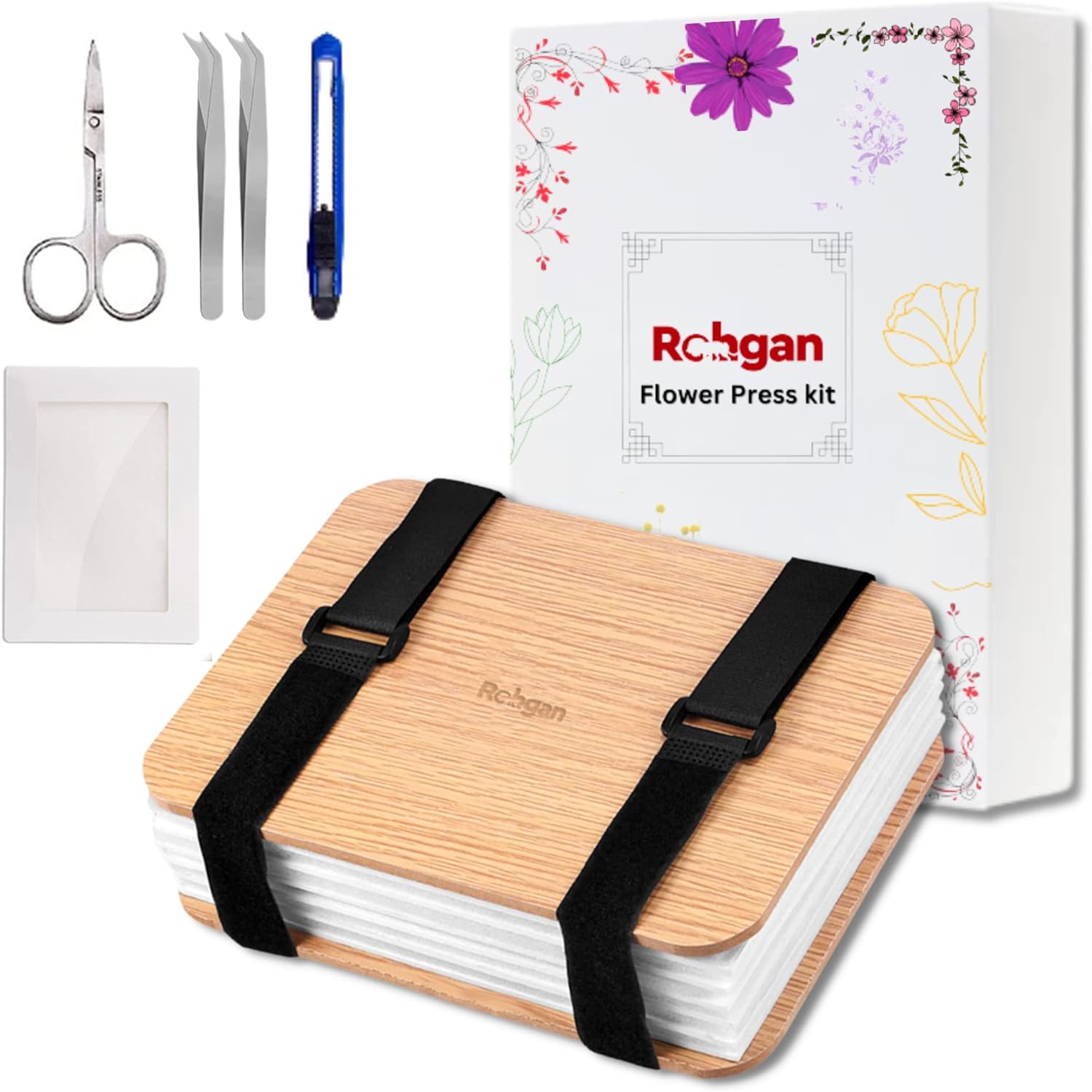 ROHGAN Flower Press Dried Flowers Adult Craft Kits Flower