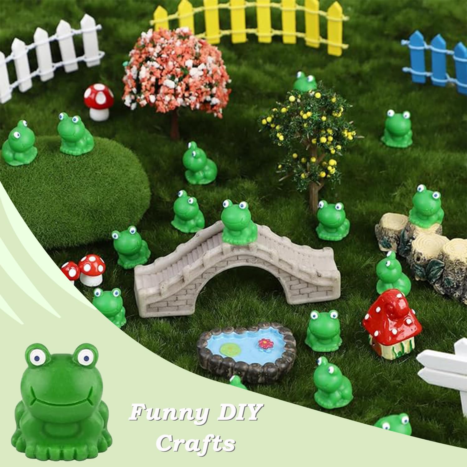 ZEACCT 30-Piece 3D Miniature Animal Set, Adorable Resin Figurines, Small Garden Decorations - Image 4