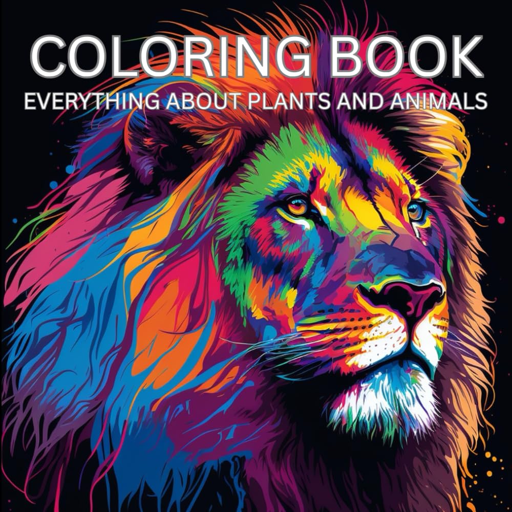 Garden of Life: Adult Coloring Boof For Mind Clarity: Beautiful Designs of Plants and Animals to Soothe Your Mind and Inspire Your Spirit