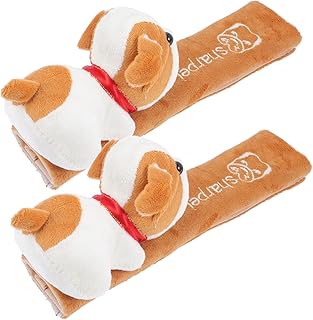 IFANLANDOR 2 peças Capa de ombro para carrinho de bebê com suporte para crianças Zirtek Adultos Decoração Infantil Cinto de Segurança Almofadas de Ombro Capas de Cinto de Segurança Ajustador de Cinto de Segurança para Crianças Capas de Cinto de Segurança para Mulheres Crianças Bonitas