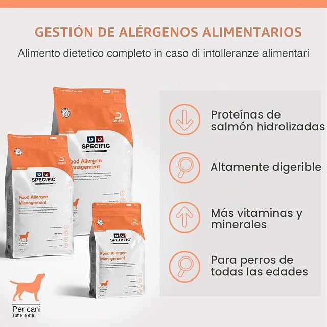 Foto 2 de 5 de Specific Specific Canine Adult Cdd-Hy Food Allergy Management 7Kg 7000 g