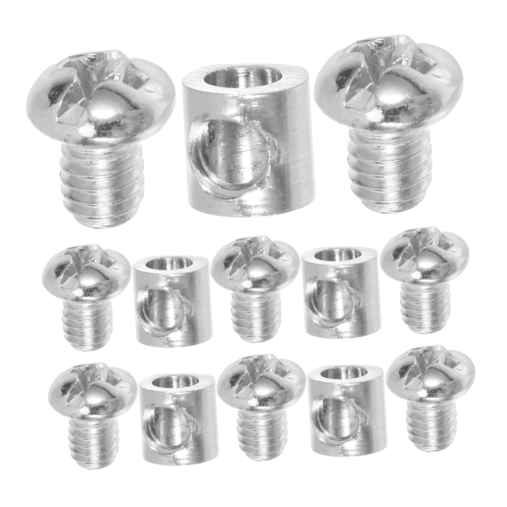 STOBAZA Adjustable Cable Locks 20pcs Wire Rope Self-Locking Buckle Steel Cable Lock for Drawstring Buckle