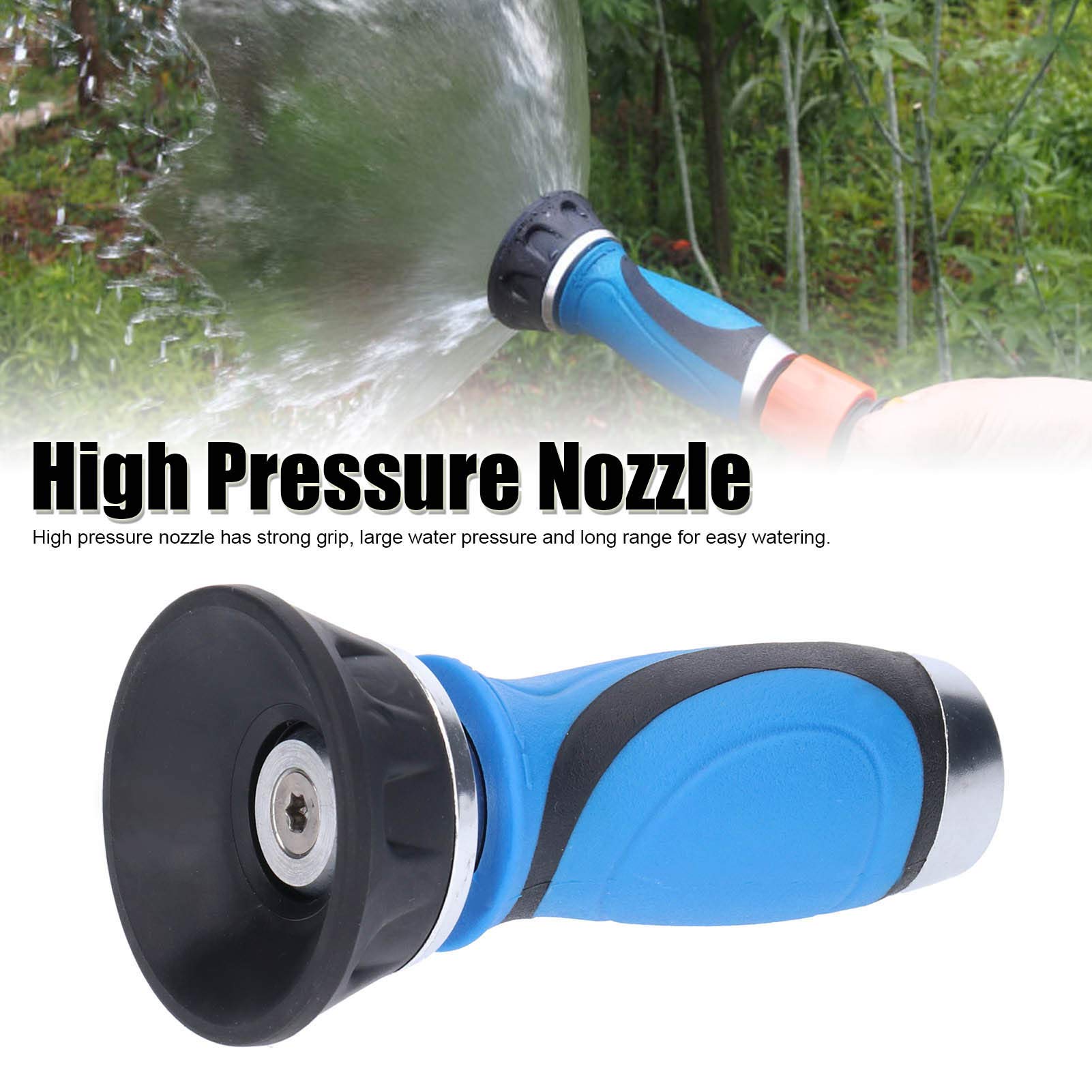 Pistolet D'Arrosage à Buse Type Amérique - Tuyau Haute Pression Style Lutte Contre L'Incendie Pour Pelouse Et Jardin