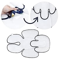 Vista 4 de Pea Pod Paquete de insertos de asiento de coche infantil y fundas de correa de asiento de automóvil, espacio exterior