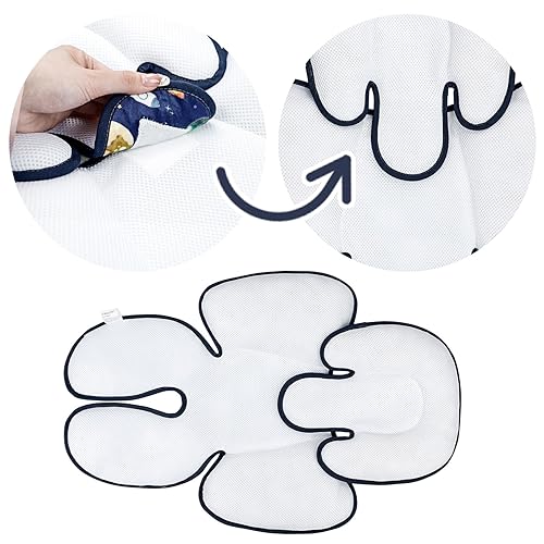 Miniatura 4 de Pea Pod Paquete de insertos de asiento de coche infantil y fundas de correa de asiento de automóvil, espacio exterior