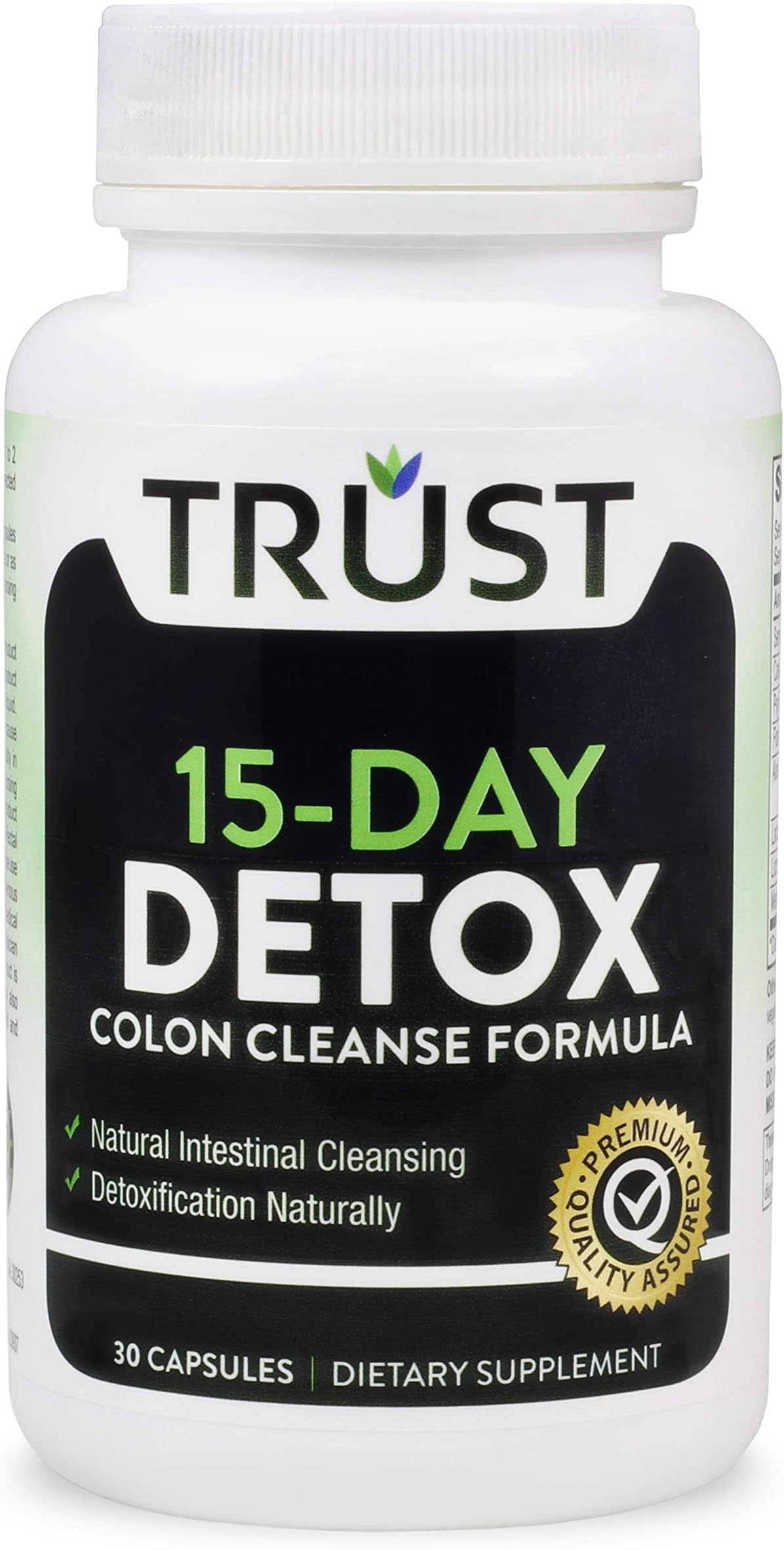 TRUST 15-Day Detox Colon Cleanse Formula 30 Capsules
