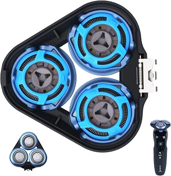 SH50 Replacement Shaver Heads for Philips Series 5000 6000 Round Blade