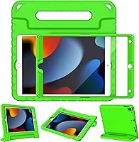 Vista 17 de LTROP Funda infantil para iPad de 9ª/8ª/7ª generación (2021/2020/2019), iPad 10.2 con protector de pantalla integrado, funda para niños con soporte