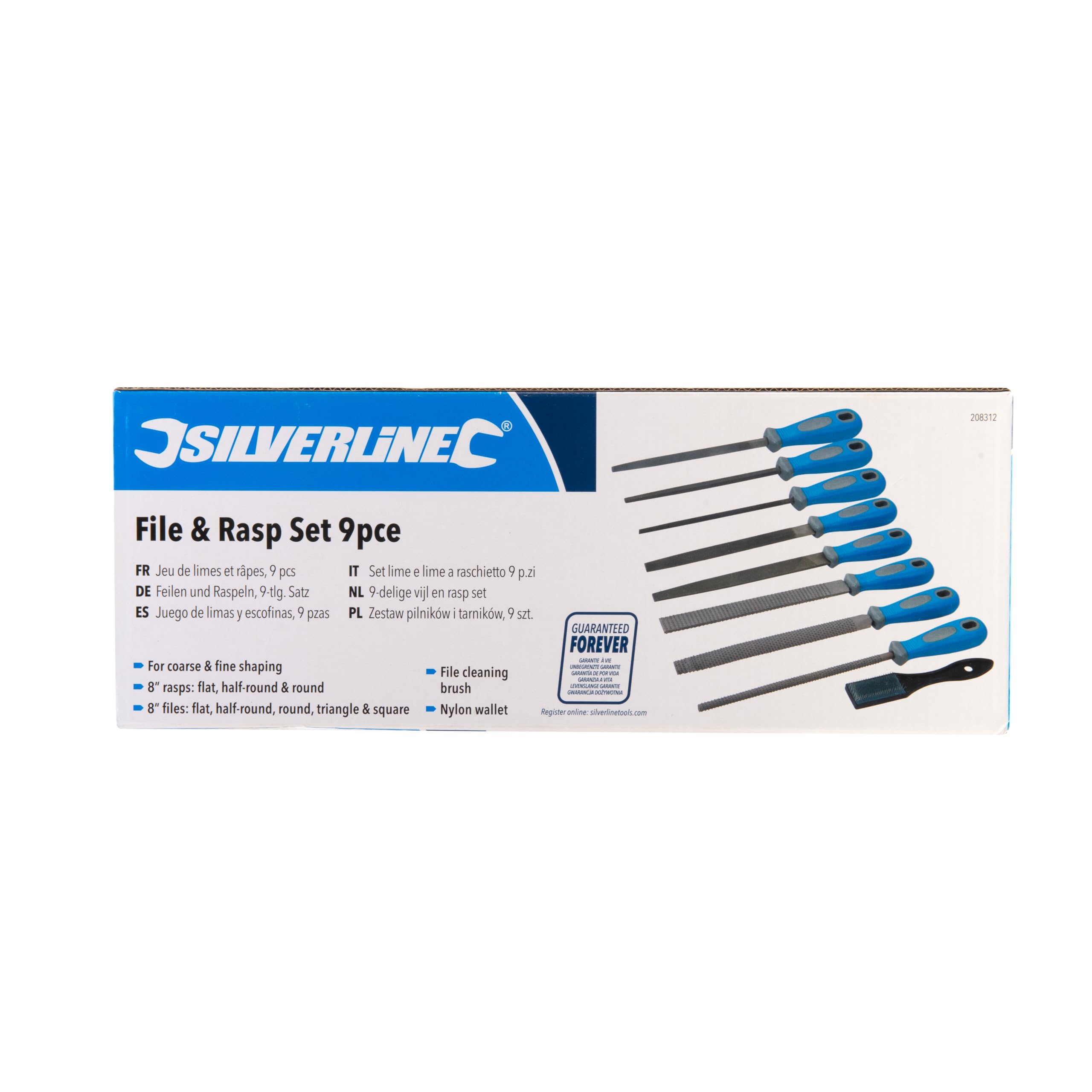 Silverline, Set di lime e raspe 203 mm - 208312