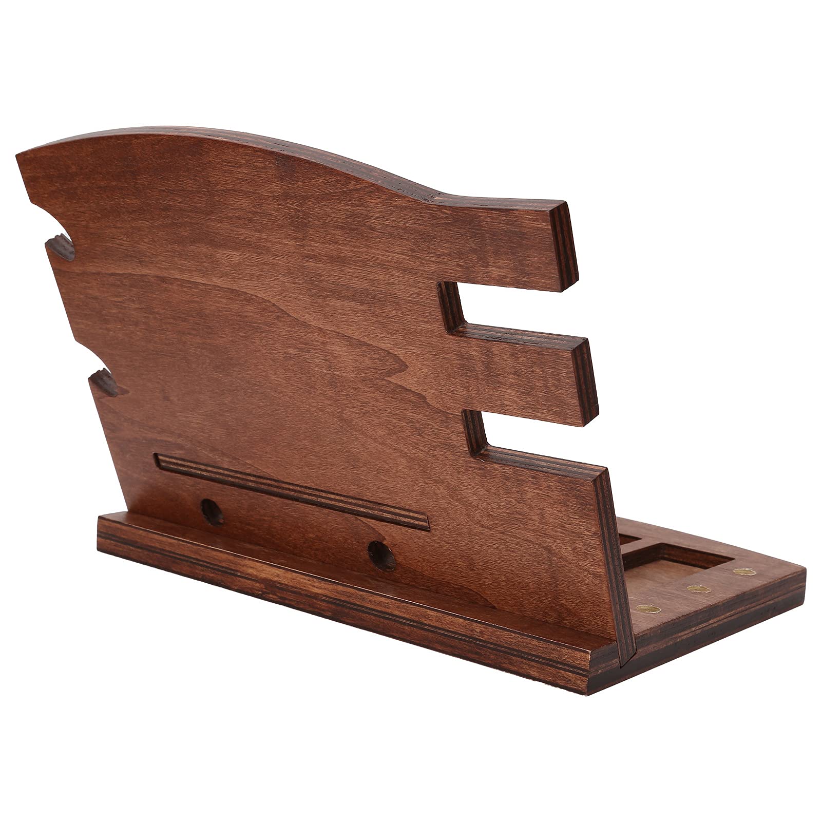 Supporto per Telefono e Stazione telefonica in Legno, Organizer per Docking Station, Staffa portaoggetti da scrivania Portachiavi Portafogli Porta Orologio Organizer per Uomo Donna Regalo