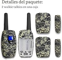 Vista 7 de Retevis RT628 Walkie Talkies para niños, juguetes militares para niños y niñas de 6 a 12 años, FRS Walky Talky con bloqueo de teclas, regalo