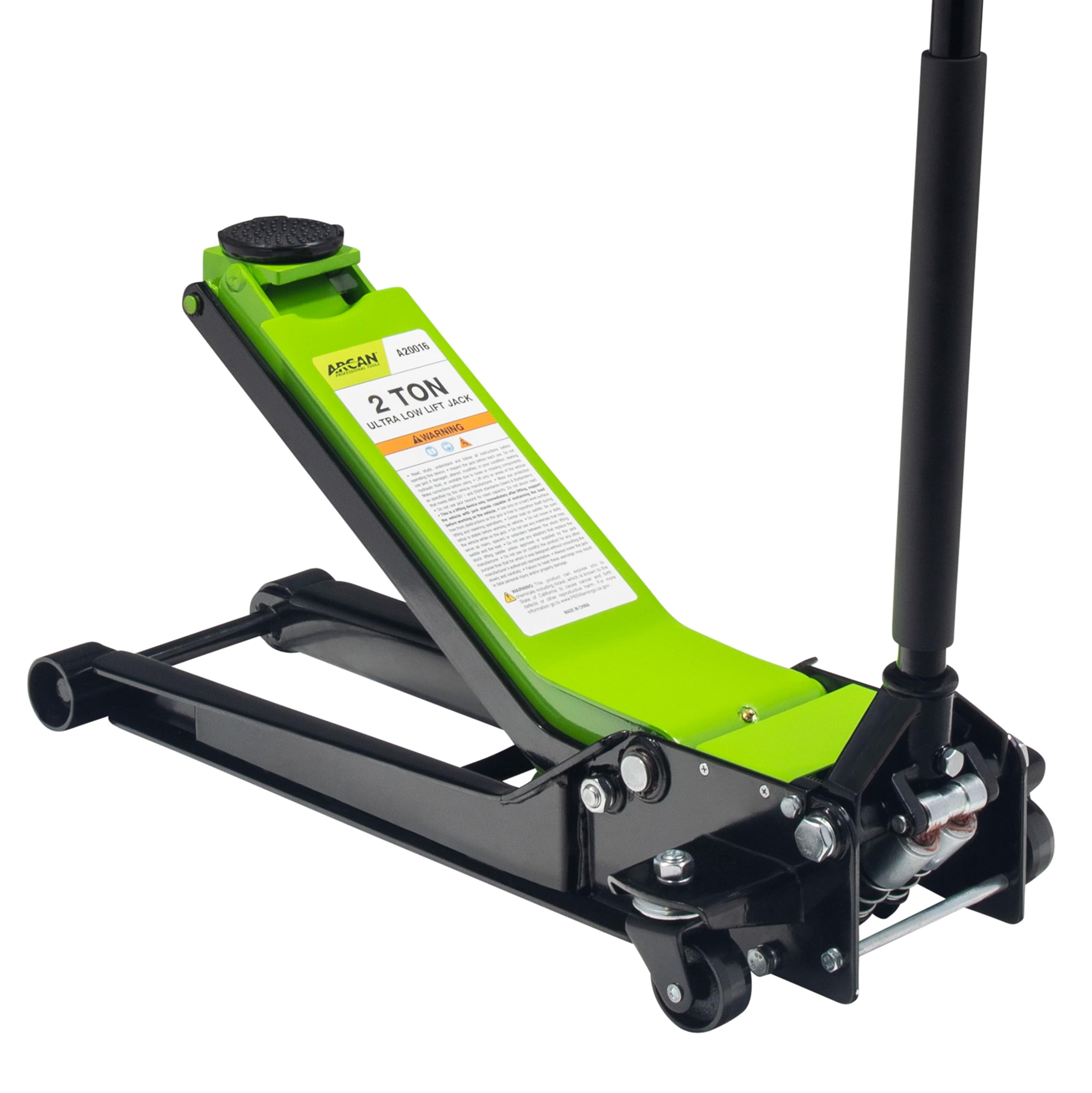 ARCAN Tools 2-Ton Extra Long Reach Low Profile Steel Floor Jack (A20016)