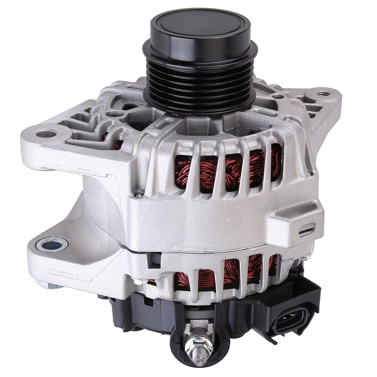 View 1 of 110A Alternator Replacement for Hyundai/Kia 2012 2013 2014 2015 2016 2017
