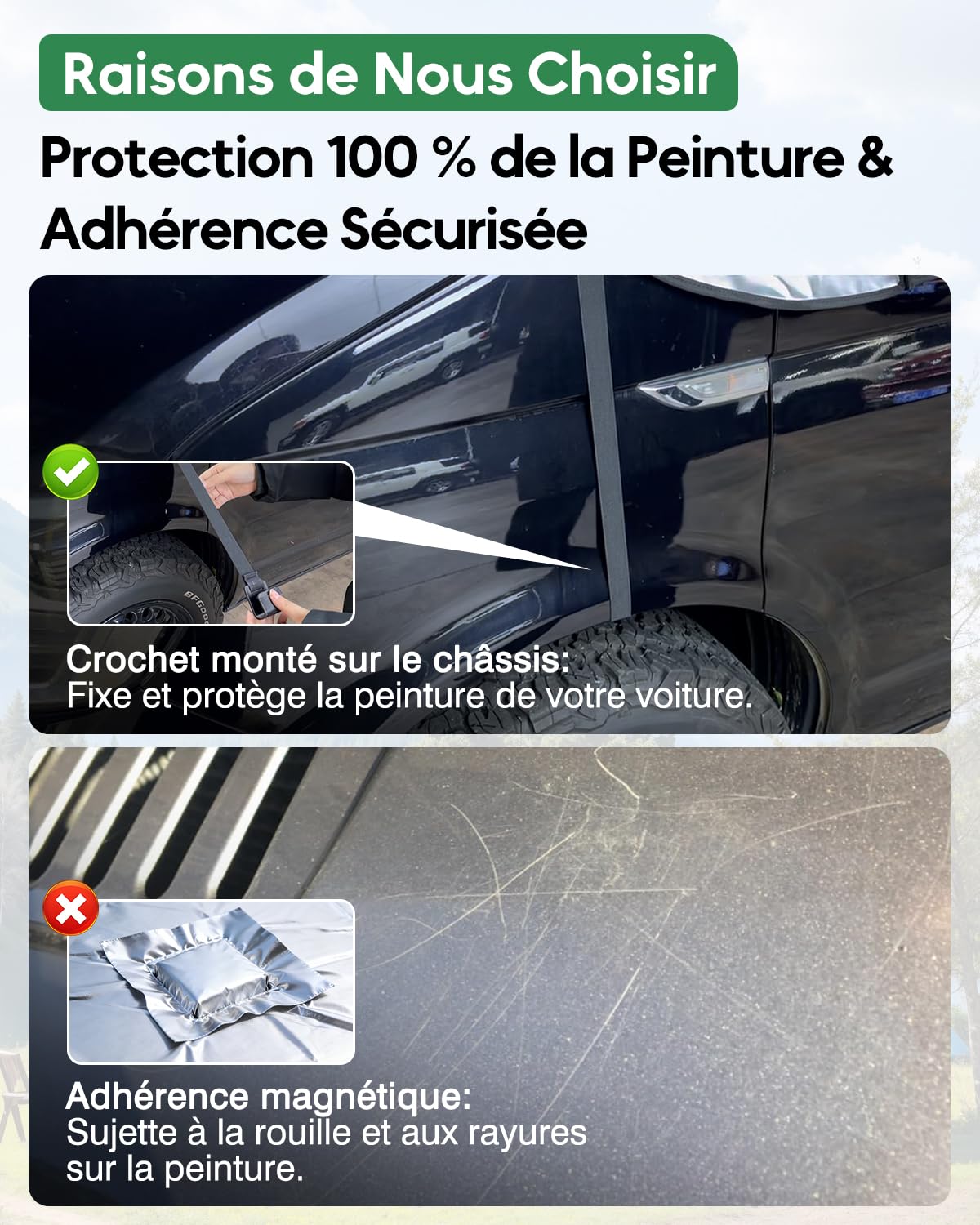 Couverture Pare-Brise Camping Car pour Volkswagen T5 T6 (2003-2022), Protège Pare-Brise Extérieur en 600D avec Doublure Douce, Imperméable & Anti-UV