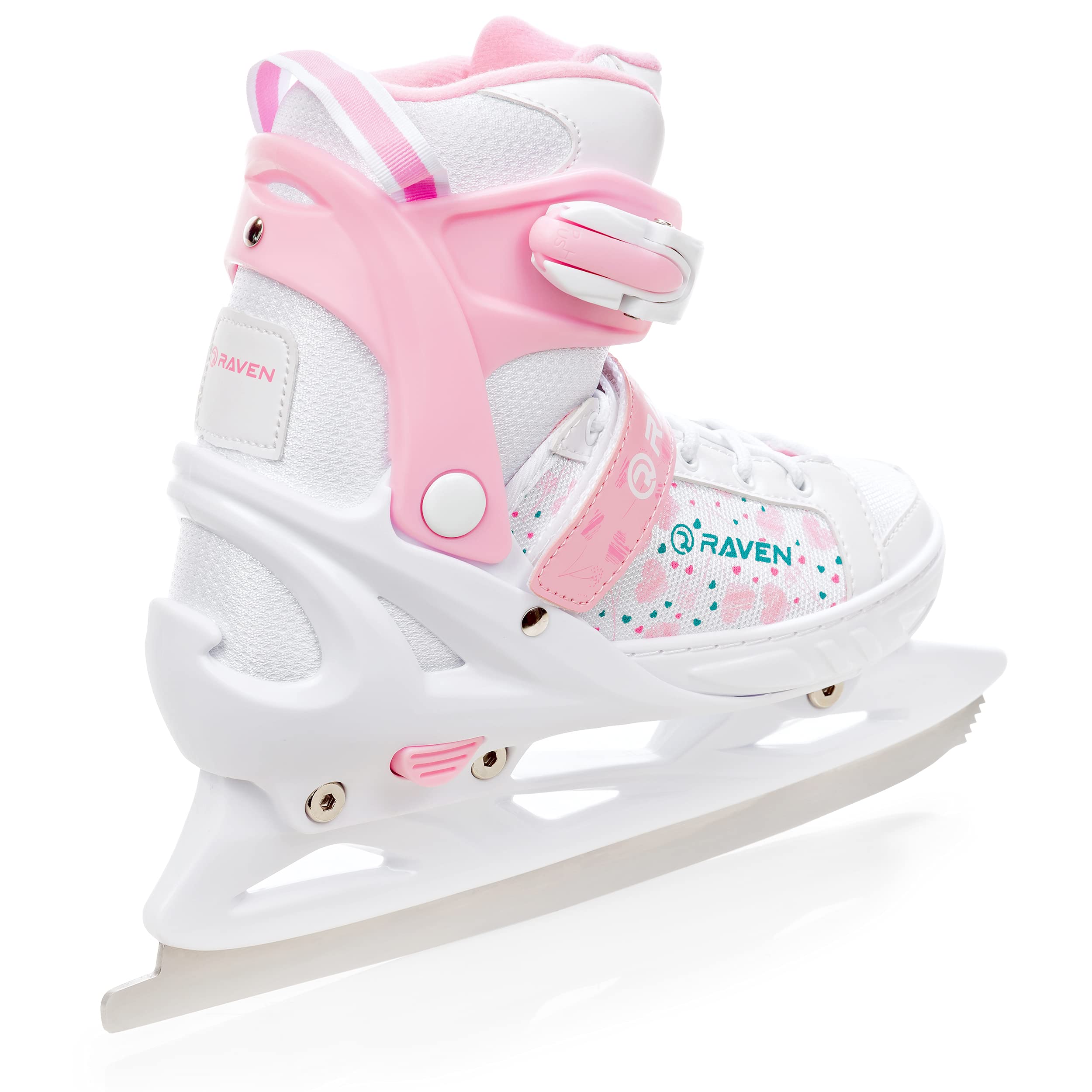 RAVEN 4in1 Inline Skates Triskates Rollschuhe Schlittschuhe Inliner LED Räder für Kinder Mädchen verstellbar
