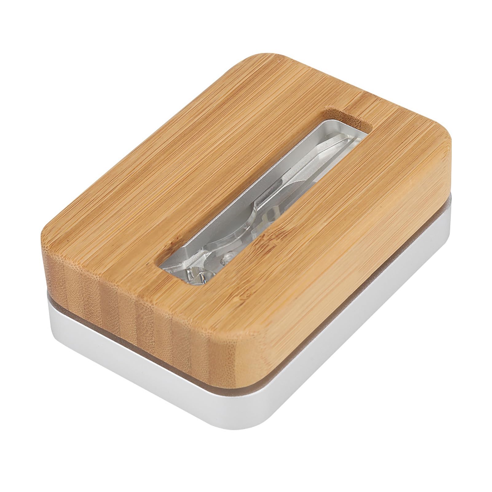 Aramox Aluminiowa Stacja Ładowania Telefonu, 6s do X Srebrny (SILVER)